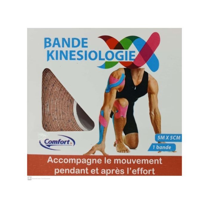 COMFORT BANDE KINESIOLOGIE 5M*5CM