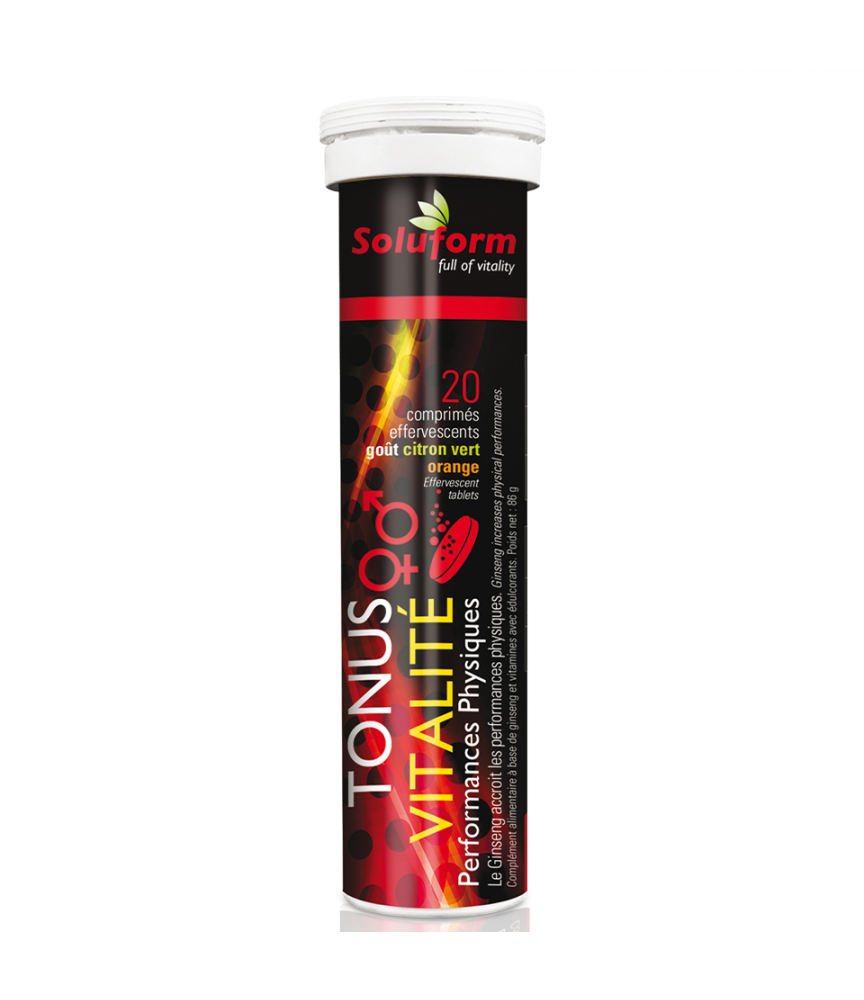 SOLUFORM TONUS VITALITÉ – 20 COMPRIMÉS