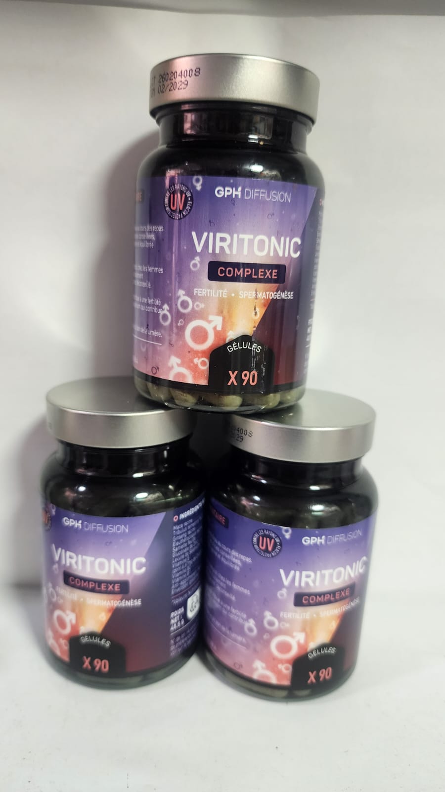 Viritonic Complexe Fertilite_Spermatogenese - 90 Gelules